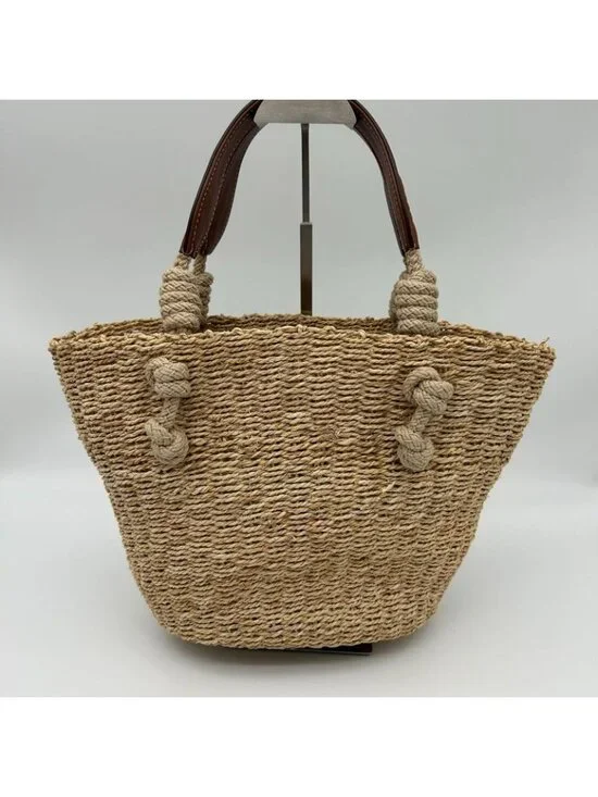 Prada Straw Handbag Beige - Picture 6 of 15